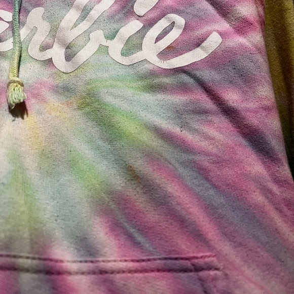 Barbie tie dye sweatshirt with hoodie - Picture 15 of 16